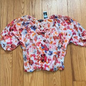 Sheer express crop top